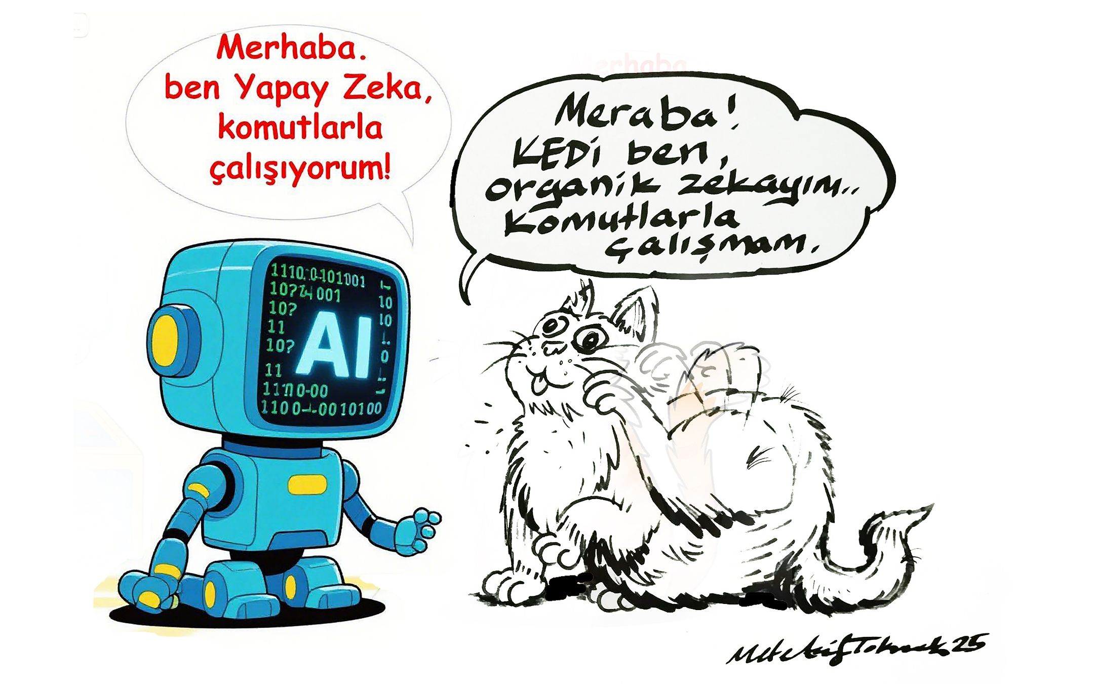 Robotlar geliyor… ama patron hâlâ kedi