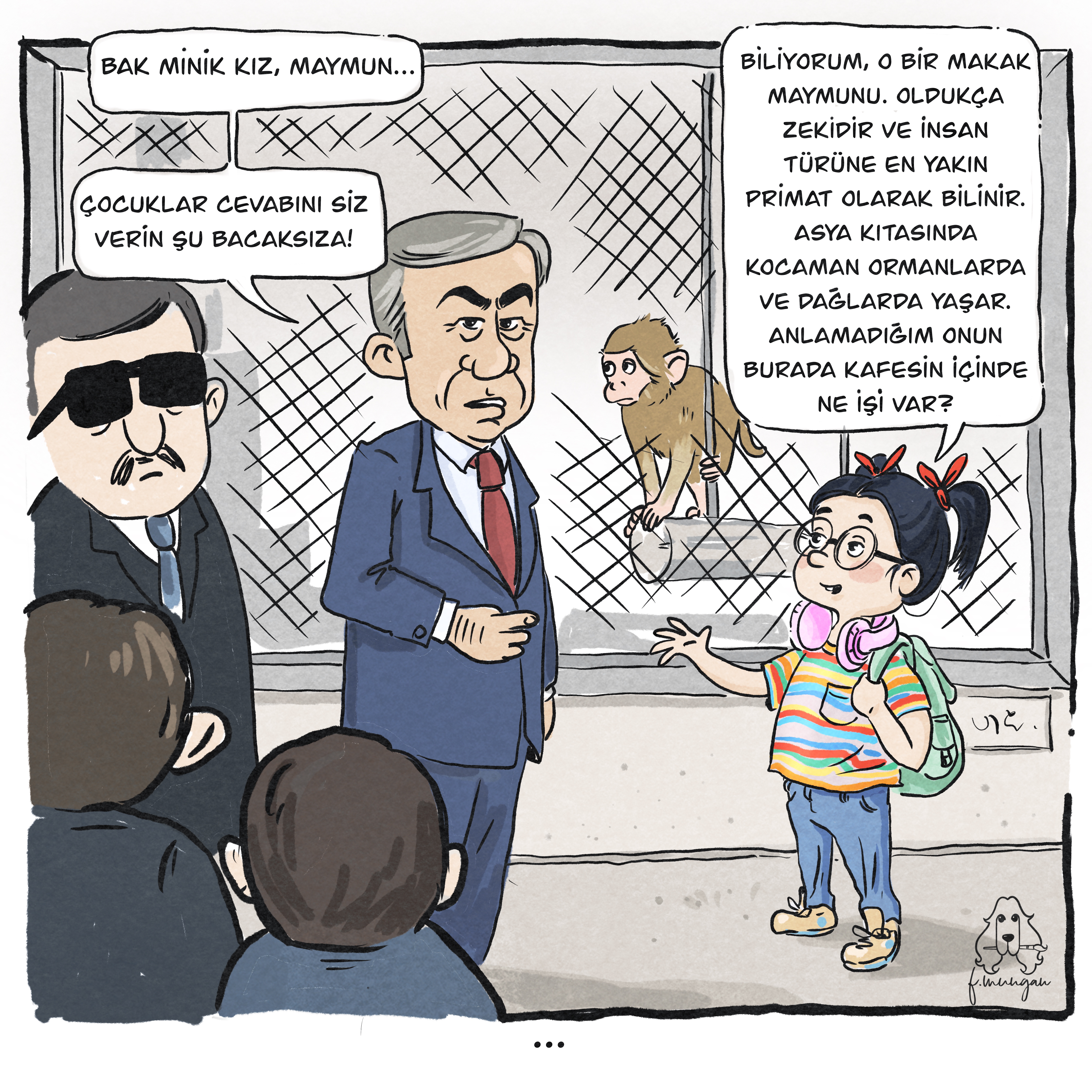 Makak maymunun Ankara’da ne işi var?