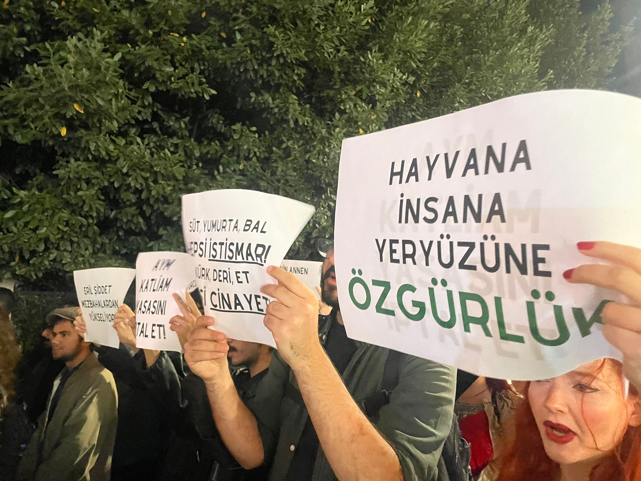 Üniversiteli veganlar Kadıköy’de buluştu