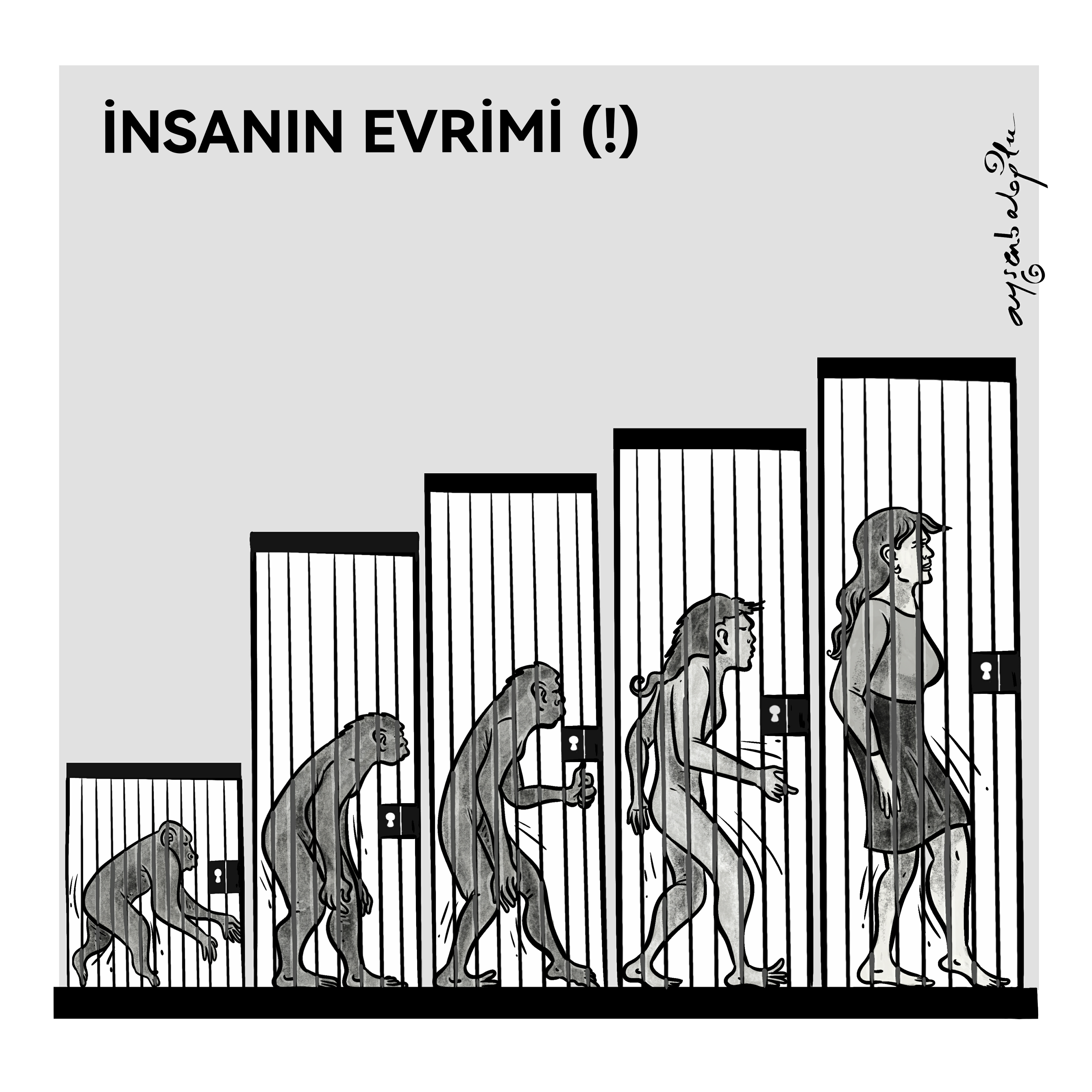 Hepimiz aynı kafesteyiz!