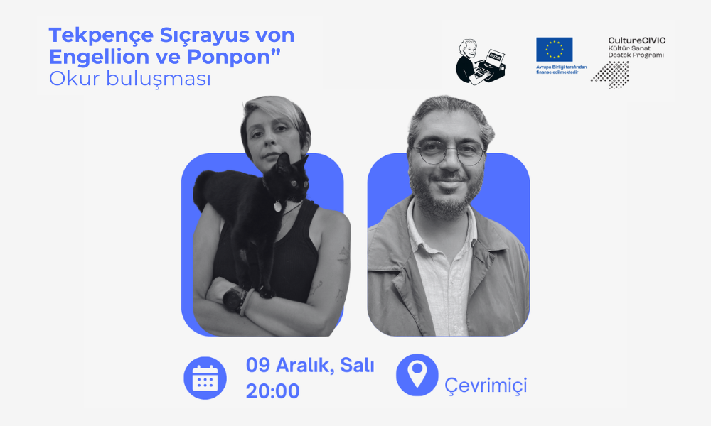 “Tekpençe Sıçrayus von Engellion ve Ponpon” okur buluşması 9 Aralık’ta