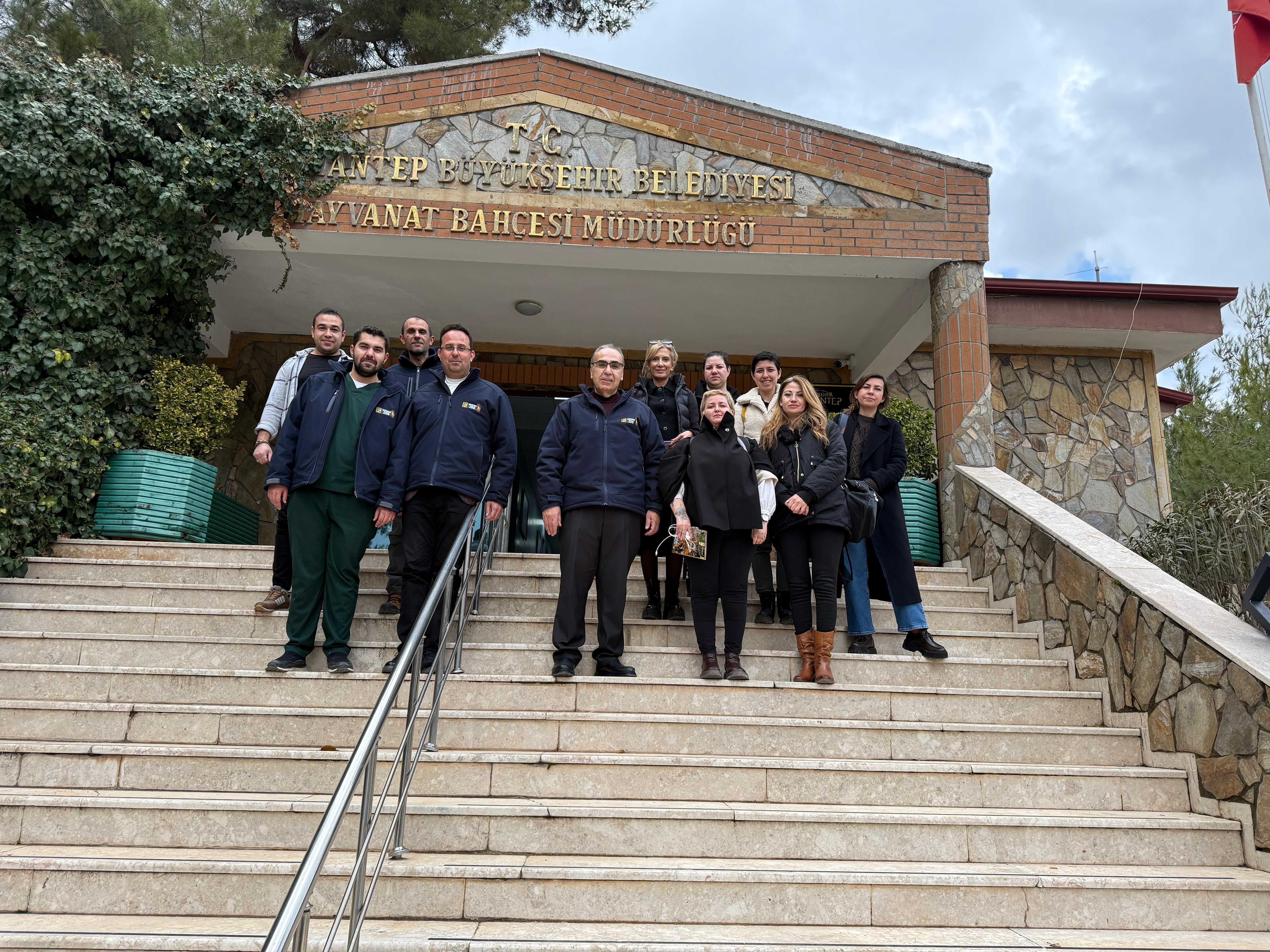 Uzman heyet, Gaziantep Hayvanat Bahçesi’yle görüştü
